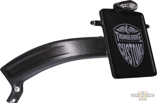 Down & Inside Halter Flat Black For Harley-Davidson