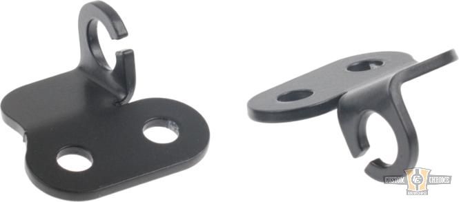 Rear Turn Signal Bracket Black Powder Coated For Harley-Davidson