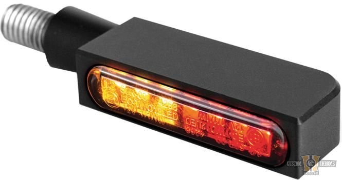 Blokk-Line LED Turn Signal/Taillight/Brake Light Black Anodized Smoke LED For Harley-Davidson