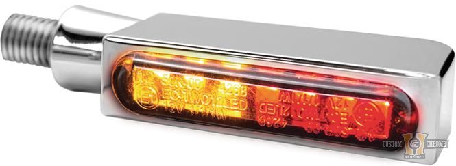 Blokk-Line LED Turn Signal/Taillight/Brake Light Chrome Smoke LED For Harley-Davidson