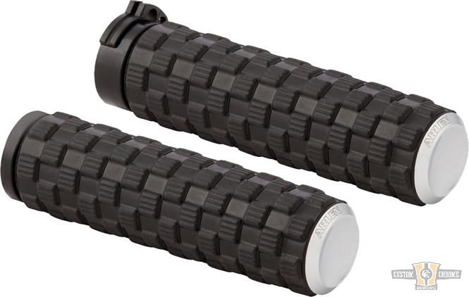 AirTrax Grips Black 1" Throttle By Wire For Harley-Davidson
