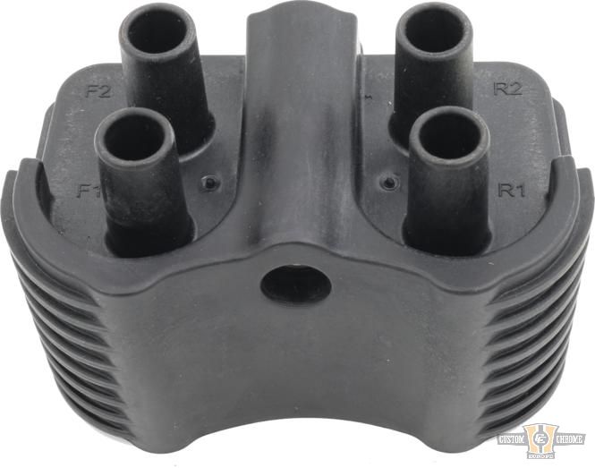 Ignition Coil Black 3 Ohm Dual Fire For Harley-Davidson