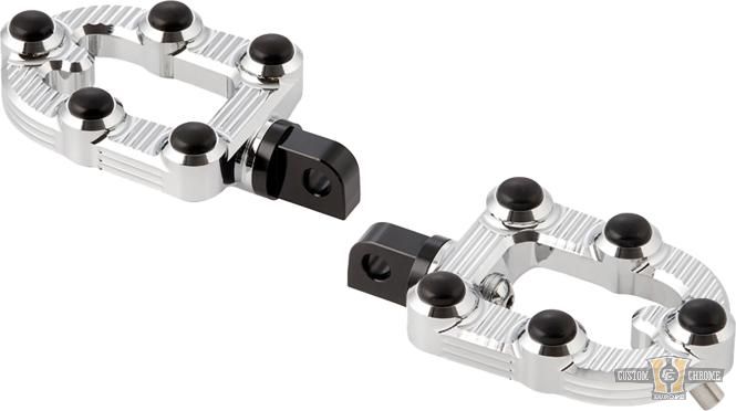 MX Footpegs Chrome For Harley-Davidson