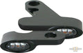 Universal Elypse Front Turn Signals Black Smoke LED For Harley-Davidson