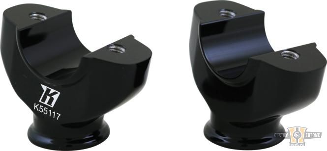 Lower Riser Black For Harley-Davidson