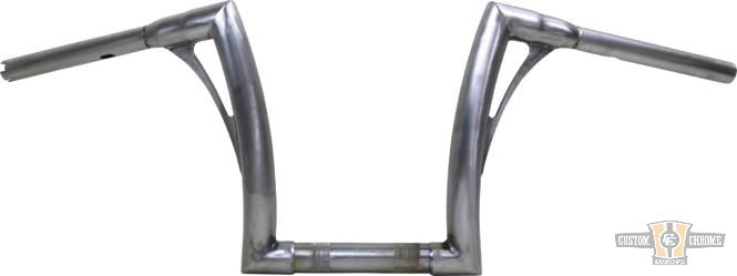 280 Medium Flow Bar Super Fat M8 Softail Handlebar 1,4" Raw Throttle By Wire For Harley-Davidson