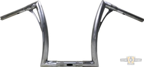 380 Tall Flow Bar Super Fat Road Glide Handlebar 1,4" Raw Throttle By Wire For Harley-Davidson