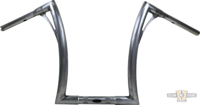 430 Extra Tall Flow Bar Super Fat Road Glide Handlebar 1,4" Raw Throttle By Wire For Harley-Davidson