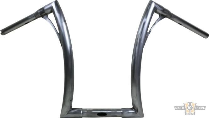430 Extra Tall Flow Bar Super Fat Road King Handlebar 1,4" Raw Throttle By Wire For Harley-Davidson