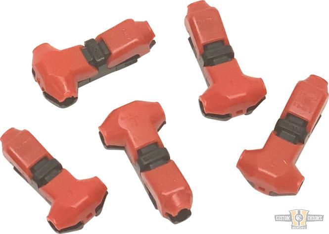 Lighting Splice "T" Style 18-22 Gauge, Single Wire to Single Wire Connector For Harley-Davidson