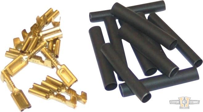 Brake Light Swtch 1/8" Female Crimp Terminal For Harley-Davidson