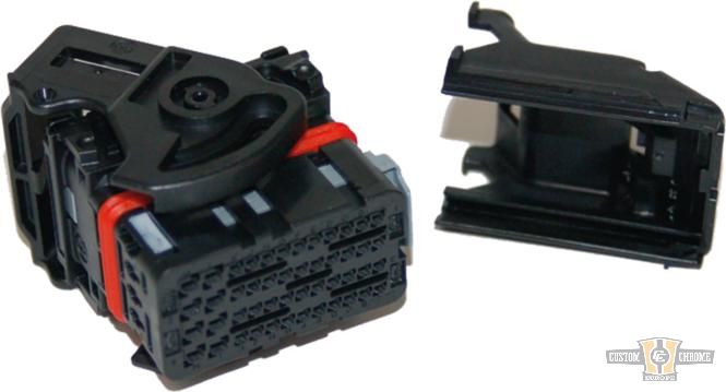 OEM HD Radio Connector/BCM Connector Kit with mating terminals in (3) gauge sizes For Harley-Davidson