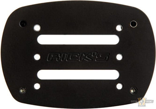 Licence Plate Mounting Adapter Black Anodized For Harley-Davidson