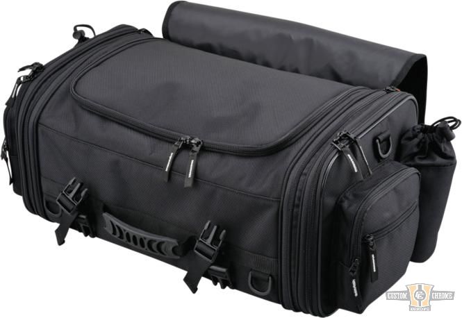 33-42L Expandable Seatbags Black For Harley-Davidson