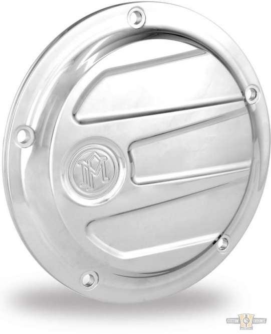 Scallop Derby Cover Chrome For Harley-Davidson