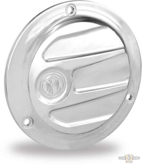 Scallop Derby Cover Chrome For Harley-Davidson