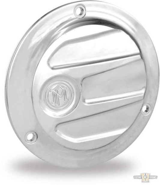 Scallop Derby Cover Chrome For Harley-Davidson