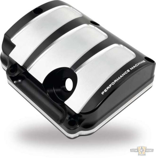Scallop Transmission Top Cover Contrast Cut For Harley-Davidson