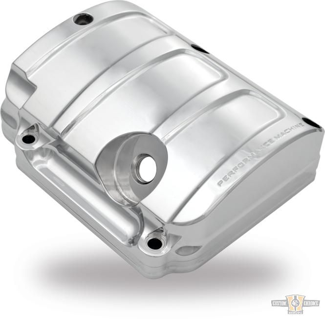 Scallop Transmission Top Cover Chrome For Harley-Davidson