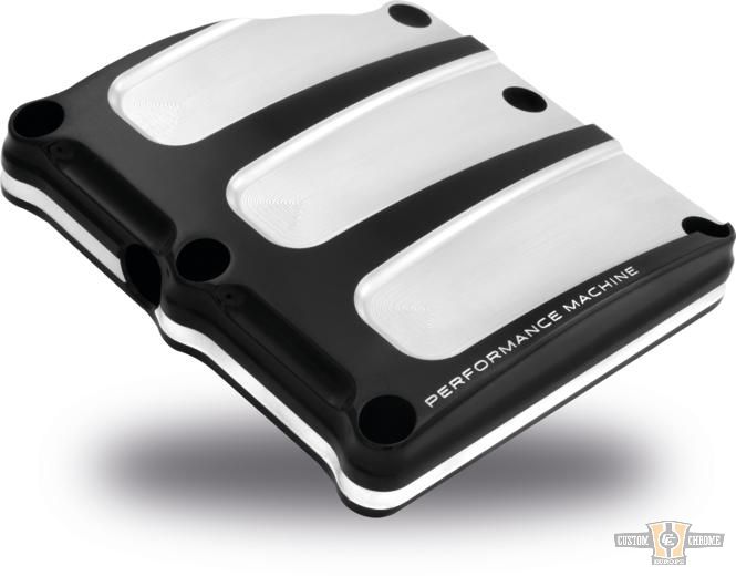 Scallop Transmission Top Cover Contrast Cut For Harley-Davidson