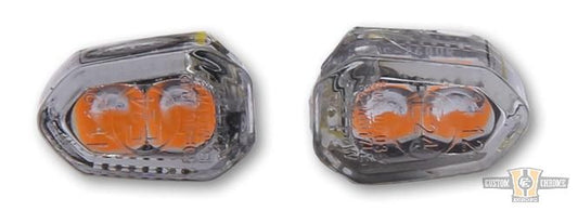 Crumb Pro LED Turn Signal Insert Tinted LED For Harley-Davidson