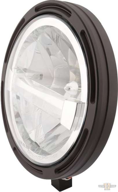 Frame-R1 Type 4 LED 7" Headlight Black LED For Harley-Davidson