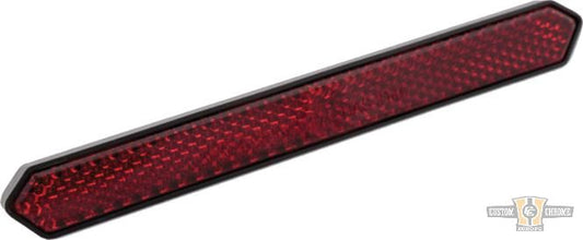 Reflector 131 x 12,5 mm Reflector with M5 Threaded Bolt Red For Harley-Davidson