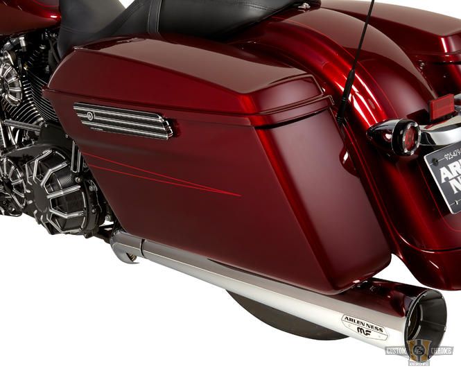 10-Gauge Saddlebag Latch Covers Contrast Cut Anodized For Harley-Davidson