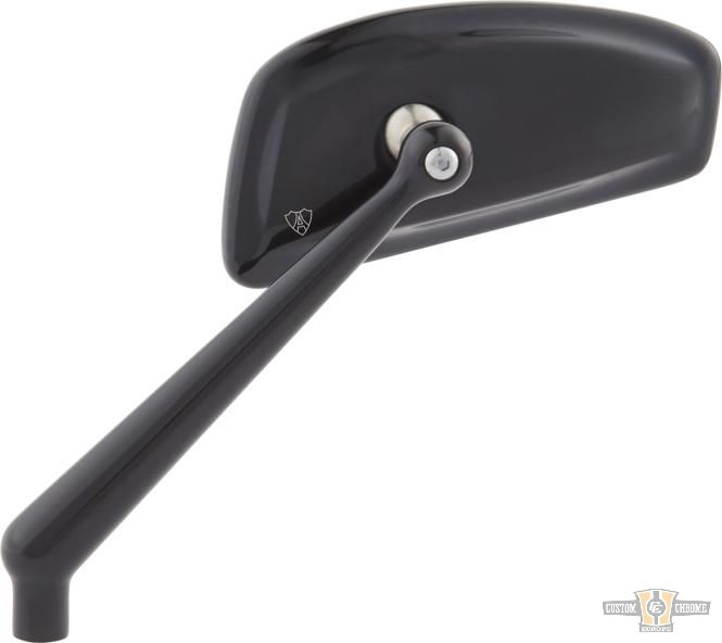 Tearchop Forged Mirror Black Anodized For Harley-Davidson