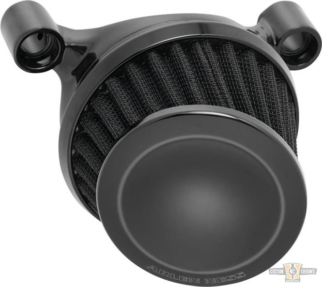 Mini 22 Air Cleaner Black Powder Coated For Harley-Davidson