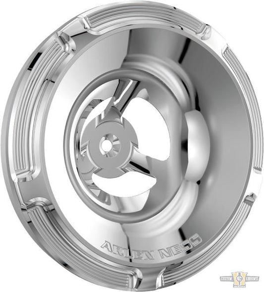 Velocity Bevelled Air Cleaner Cover Chrome For Harley-Davidson