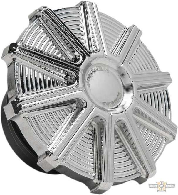 10-Gauge Gas Cap Chrome For Harley-Davidson