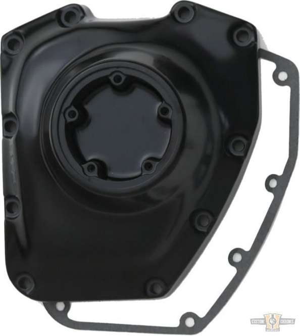 Twin Cam Cam Cover Black For Harley-Davidson