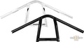 9" Jim Bar Handlebar Black 1" Powder Coated Throttle By Wire For Harley-Davidson