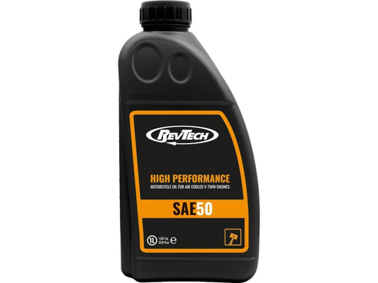 Aceite Motor RevTech SAE 50 High Performance Motorcycle Oil For Harley-Davidson