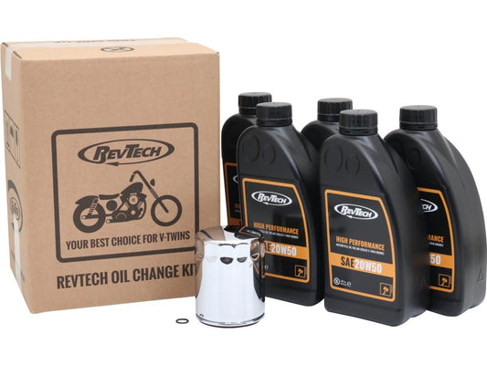 Synthetic V-Twin SAE 20W-50 Motorcycle Oil Change Kit by AMSOIL at