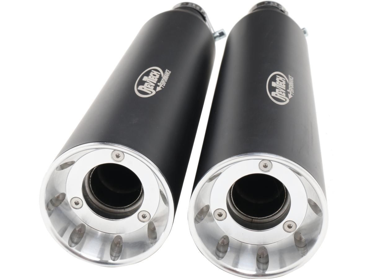 Homologated Exhaust For Harley-Davidson Sportster 2004-2013 RevTech ECE Black