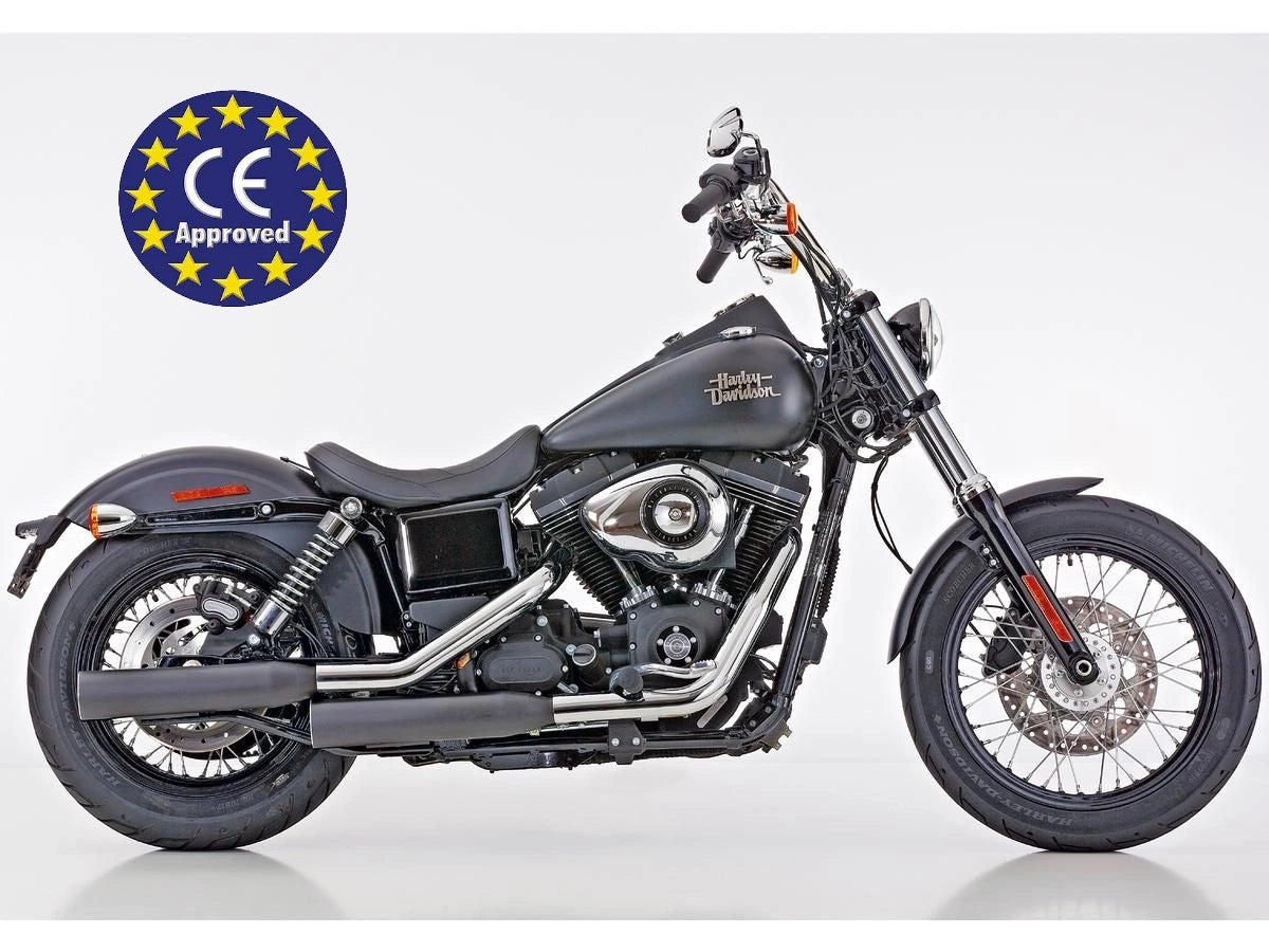 Escape Homologado Para Harley-Davidson Dyna 2006-2016 RevTech ECE Negro