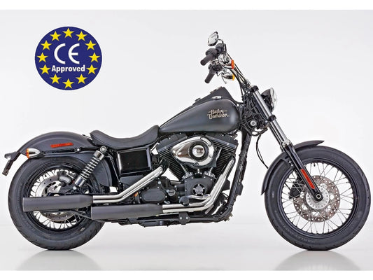 Escape Homologado Para Harley-Davidson Dyna 2006-2016 RevTech ECE Negro