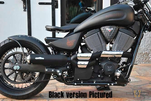 Vegas Bomb Exhaust Chrome For Harley-Davidson