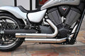 Top Chop Staggered Hammer Exhaust Chrome For Harley-Davidson