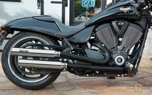 Hole Slip-On Muffler For Harley-Davidson