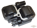 Ignition Coil Black 0,9 Ohm Dual Fire For Harley-Davidson