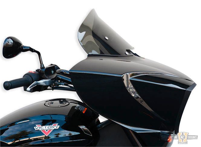 10" High Performance Replacement Windscreen Dark Smoke For Harley-Davidson