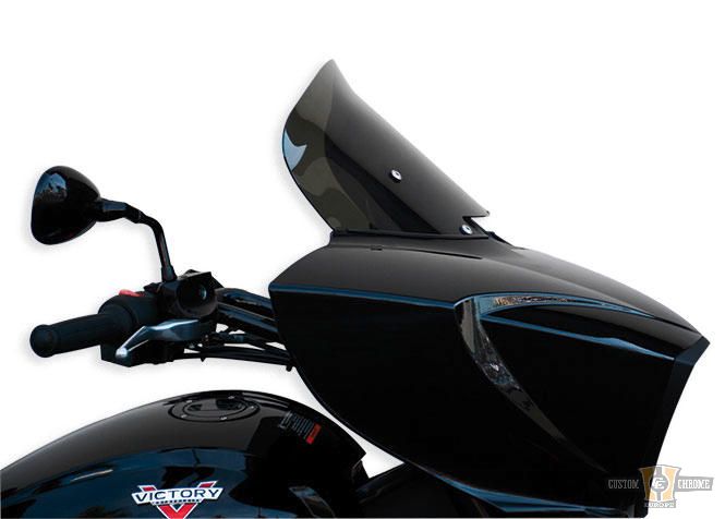 11" High Performance Replacement Windscreen Dark Smoke For Harley-Davidson