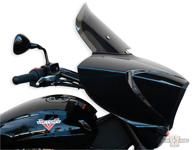 12" High Performance Replacement Windscreen Dark Smoke For Harley-Davidson