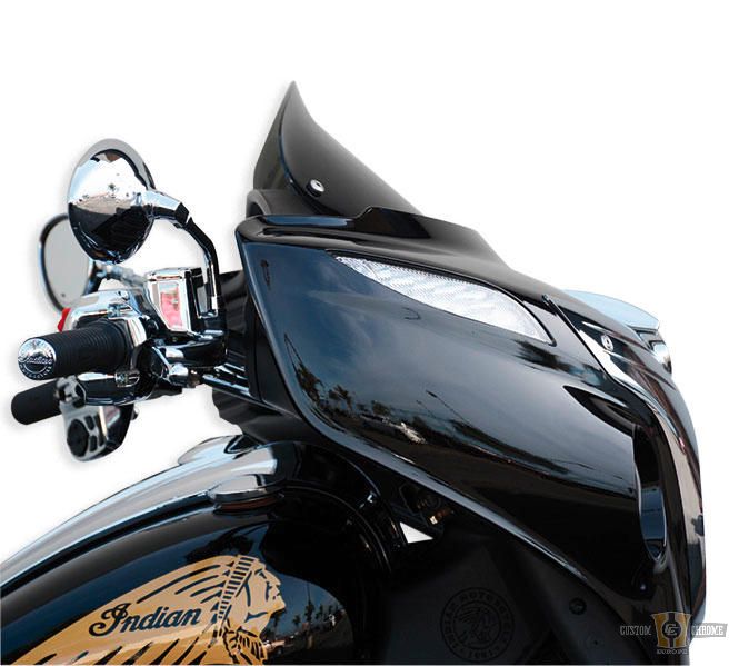 10" High Performance Replacement Windscreen Dark Smoke For Harley-Davidson