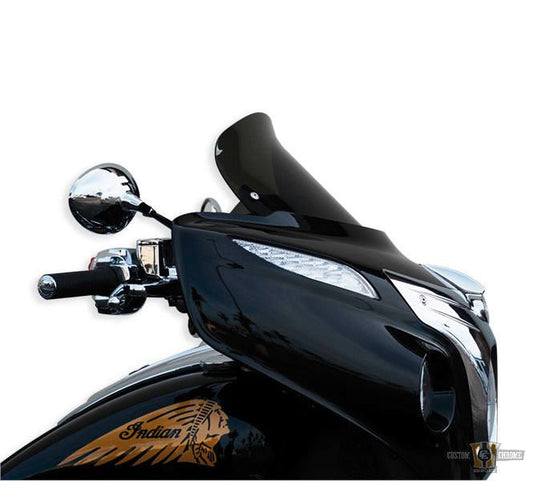 12" High Performance Replacement Windscreen Dark Smoke For Harley-Davidson