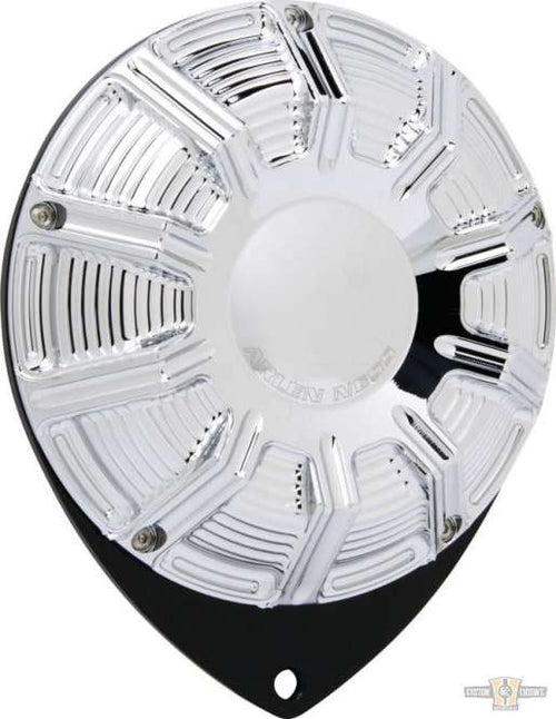 10-Gauge Thermostat Cover Chrome For Harley-Davidson