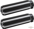 10-Gauge Grips Black 7/8" Anodized Throttle By Wire For Harley-Davidson